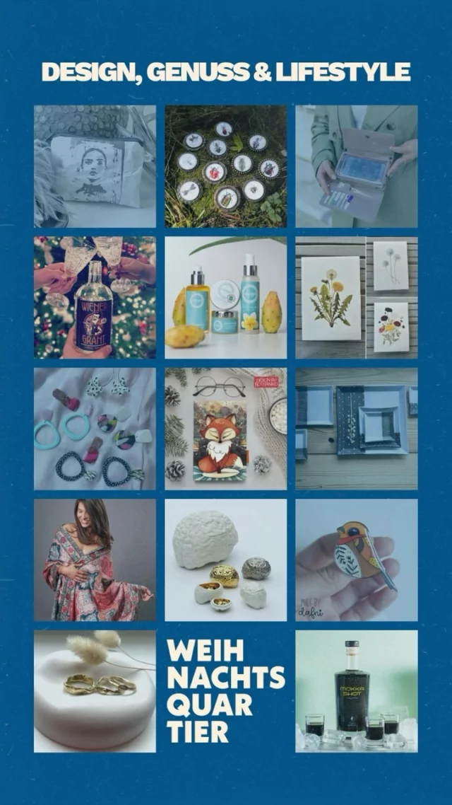 So viele unterschiedliche Kategorien beim WEIHNACHTSQUARTIER 2024!

Accessoires, Mode, Schmuck, Kosmetik, Taschen, Keramik, Papeterie, Illustration & Kunst, Wohnen, Kids und Genuss. 😍

#weihnachtsquartier #wq24 #designmarkt #weihnachtsmarkt #weihnachtsstimmung #geschenkideen